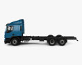 Volvo FE Chassis Truck 2016 3d model side view