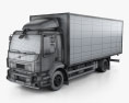 Volvo FL Box Truck 2016 3d model wire render
