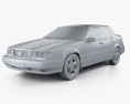 Volvo 850 轿车 1992 3D模型 clay render