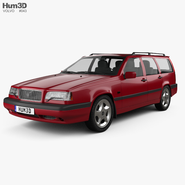Volvo 850 wagon 1997 3D模型