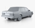Volvo 744 sedan 1992 3d model