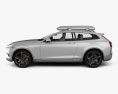 Volvo XC Coupe 2016 3D模型 侧视图