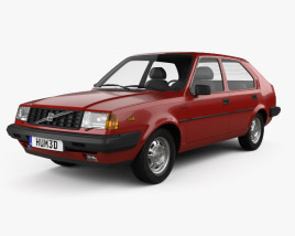 Volvo 345 5-door 1991 3D model
