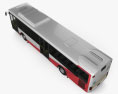 Volvo B7RLE Bus 2015 3D-Modell Draufsicht