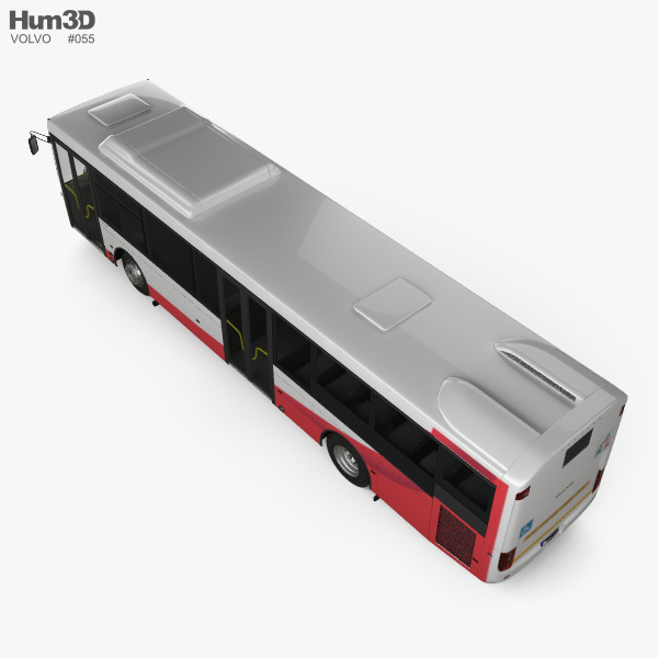 Volvo B7RLE bus 2015 3D model - Vehicles on Hum3D