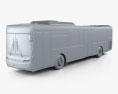 Volvo B7RLE Bus 2015 3D-Modell clay render