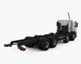 Volvo FM Chassis Truck 4-axle 2015 3d model back view