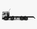 Volvo FM Chassis Truck 4-axle 2015 3d model side view