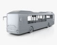 Volvo 7900 Hybrid bus 2011 3d model clay render