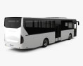 Volvo 8900 bus 2010 3d model back view