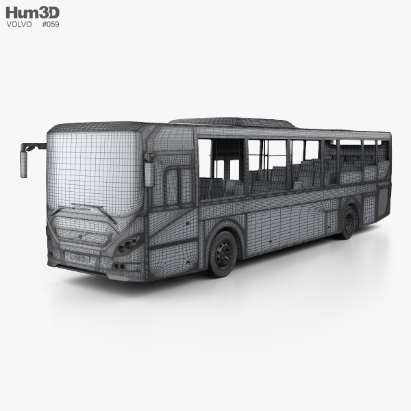 Volvo 8900 bus 2010 3D model - Vehicles on Hum3D