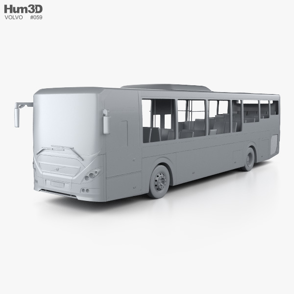 Volvo 8900 Bus 2010 3d Model - Vehicles On Hum3d