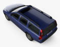 Volvo V70 2005 3D模型 顶视图