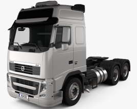 Volvo FH 牵引车 3轴 2008 3D模型