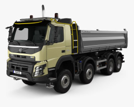 Volvo FMX Tipper Truck 2017 3D model