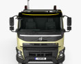 Volvo FMX Tipper Truck 2017 3d model front view
