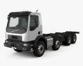 Volvo VM 270 Chassis Truck 4-axle 2017 3d model