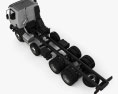Volvo VM 270 Chassis Truck 4-axle 2017 3d model top view