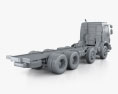 Volvo VM 270 Chassis Truck 4-axle 2017 3d model