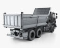 Volvo VM 330 Tipper Truck 3-axle 2017 3d model