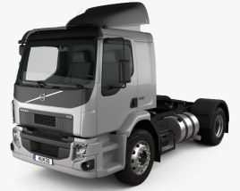 Volvo VM 330 Tractor Truck 3-axle 2017 3D model