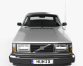 Volvo 244 1993 3d model front view