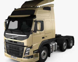Volvo FM 460 Tractor Truck 2017 3D model