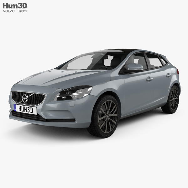 Volvo V40 T4 Momentum 2016 3D model