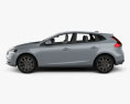 Volvo V40 T4 Momentum 2016 3d model side view