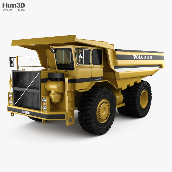 Volvo BM Kockum 565 Dump Truck 2019 3D model