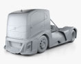 Volvo The Iron Knight Truck 2017 3D-Modell clay render