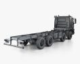 Volvo FMX Chassis Truck 4-axle 2017 3d model