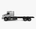 Volvo VHD Axle Back Sleeper Cab Tractor Truck 2005 3d model side view