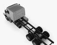 Volvo VHD Axle Back Sleeper Cab Tractor Truck 2005 3d model top view