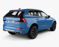 Volvo XC60 R-Design 2020 3d model back view