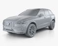 Volvo XC60 R-Design 2020 3d model clay render