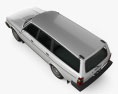 Volvo 245 1984 3D模型 顶视图