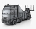 Volvo FH Tow Truck 2013 3d model wire render