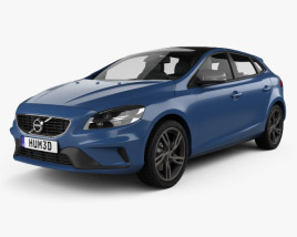 Volvo V40 T5 R-Design 2019 3D model