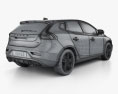Volvo V40 T5 R-Design 2019 3D 모델 