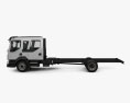 Volvo FL Crew Cab 底盘驾驶室卡车 2013 3D模型 侧视图