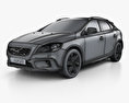 Volvo V40 D3 Cross Country 2018 3d model wire render
