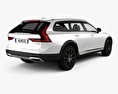 Volvo V90 T6 Cross Country 2019 3D模型 后视图