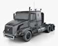 Volvo VNL (430) Tractor Truck 2014 3d model wire render