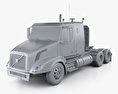 Volvo VNL (430) Tractor Truck 2014 3d model clay render