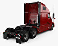 Volvo VNL (660) Tractor Truck 2014 3d model back view