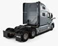 Volvo VNL (760) 트랙터 트럭 2020 3D 모델  back view