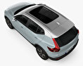 Volvo XC40 2020 3D模型 顶视图