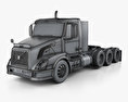 Volvo VNX (300) Tractor Truck 4-axle 2017 3d model wire render