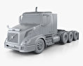 Volvo VNX (300) Tractor Truck 4-axle 2017 3d model clay render